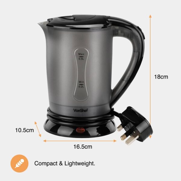 Travel Kettle with 2 Cups - Image 3