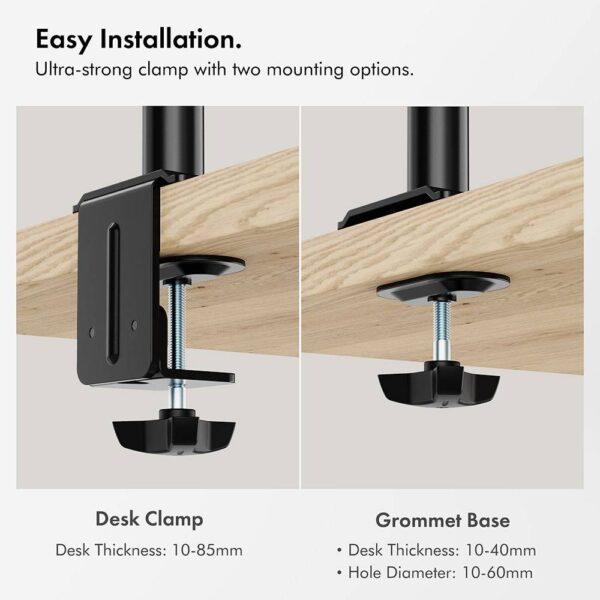 Triple Monitor Clamp for 17-27