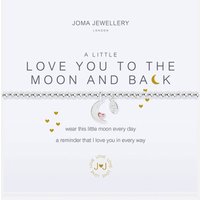 Joma Jewellery Love You To The Moon and Back Silver-Plated Bracelet