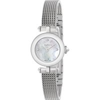 Gucci YA141512 Mother Of Pearl Diamond Dot Dial Ladies Watch