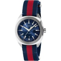 Gucci YA142304 GG2570 Blue Canvas 41mm Men's Watch