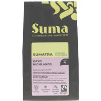Suma Fair Trade Organic Sumatra Ground Coffee - 227g