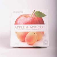 Clearspring Organic Apple & Apricot Puree - 2 x 100g