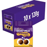 Dairy Milk Caramel Nibbles Chocolate Bag 120g (Box of 10)