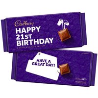 Happy 21st Birthday Dairy Milk Bar 180g