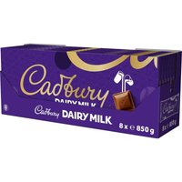 Cadbury Dairy Milk Bar 850g Box of 8