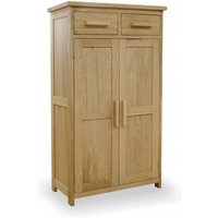Opus Solid Oak Shoe Cupboard