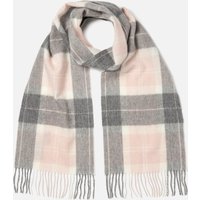 Barbour Women's Tartan Scarf - Pink/Grey Tartan