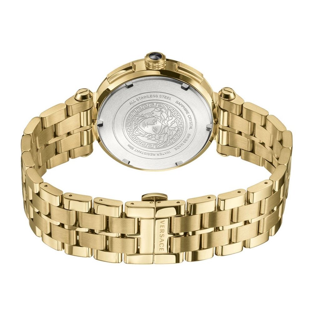 Versace VBR060017 Gold Tone Aion Chrono Men's Watch - Image 2