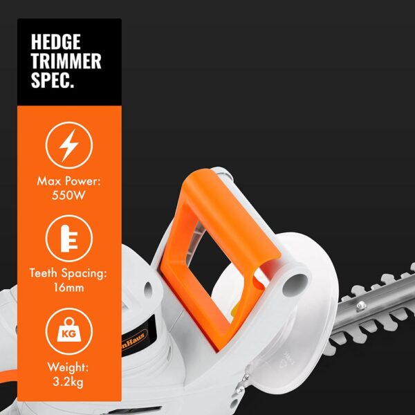 550W Hedge Trimmer - Image 5