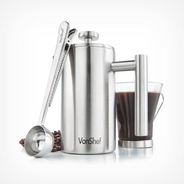 3 Cup Cafetiere with Spoon - Image 2