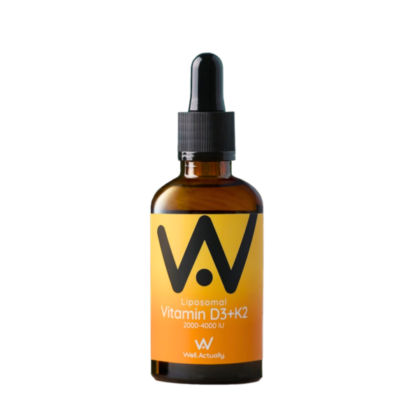 Well Actually Vitamin D3 + K2 - Liposomal | 60ml (Various flavours)