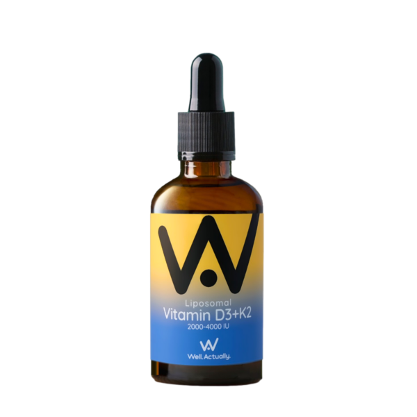 Well Actually Vitamin D3 + K2 - Liposomal | 60ml (Various flavours)