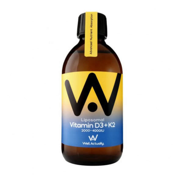 Well Actually Liposomal Liquid Vitamin D3 & K2 | 300ml