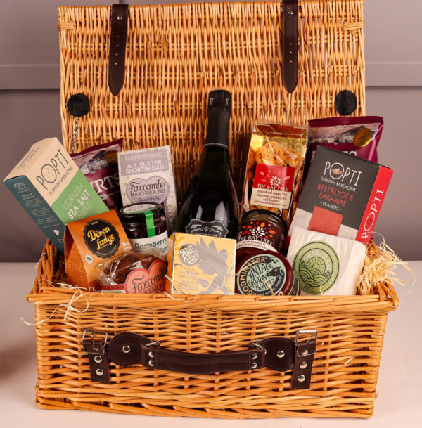 Westcountry Delights Hamper - Wicker Hamper