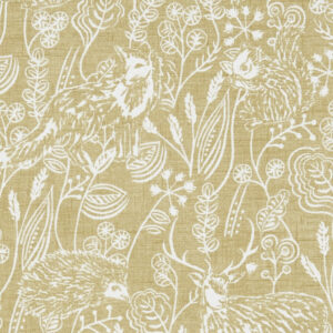 Clarke & Clarke Westleton Made To Measure Lined Curtains Ochre