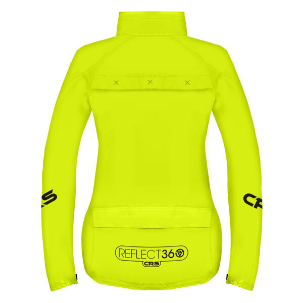 CRS Women's Fully Reflective & Waterproof Cycling Jacket - Image 2