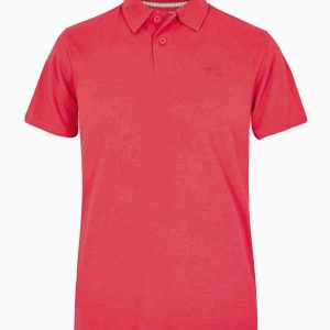 Weird Fish Jetstream Polo Shirt Radical Red Size S