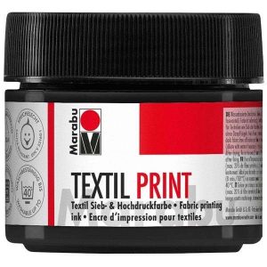 Marabu Textil Print Ink Carbon Black 100ml