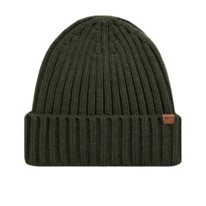 Weird Fish Monreith Eco Beanie Hat Fir Green Size ONE