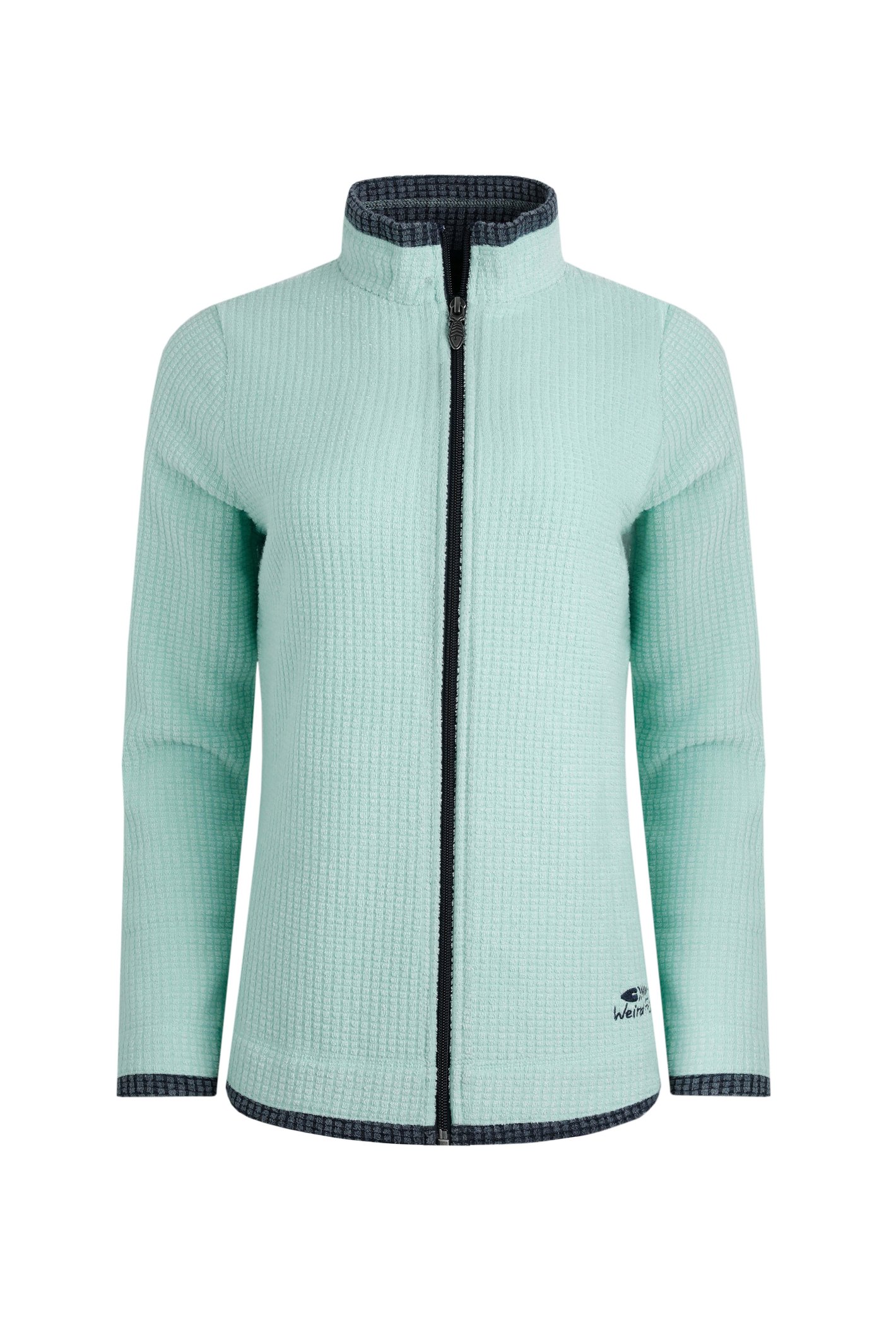 Weird Fish Ariana Eco Full Zip Grid Fleece Seaspray Size 16