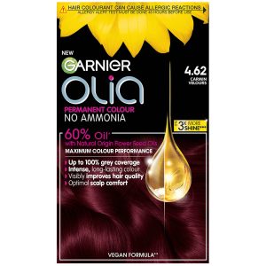 Garnier Olia Permanent Hair Dye (Various Shades) - 4.62 Dark Garnet Red