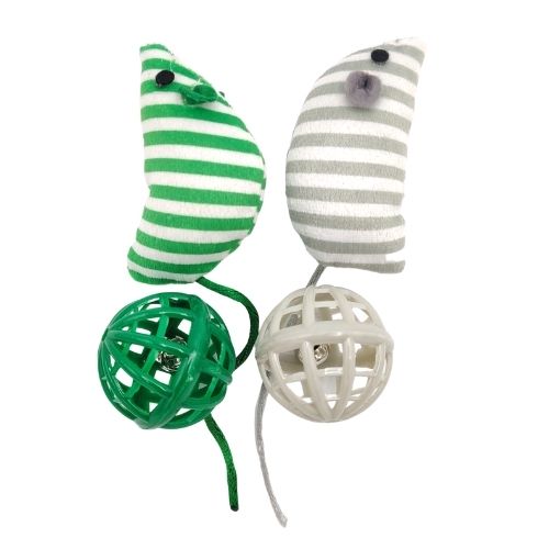 Christmas Cat Play Toy Mouse Pack
