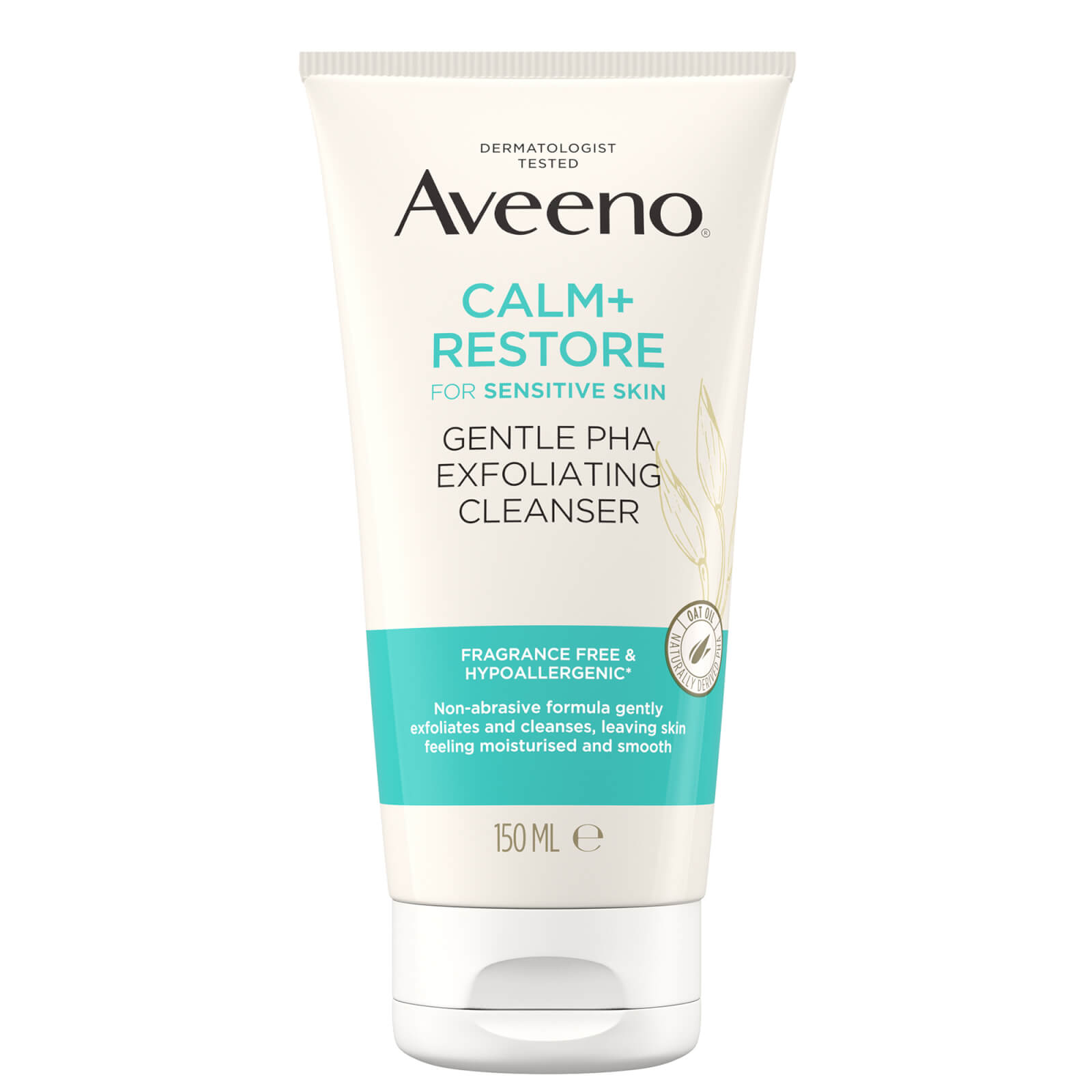 Aveeno Face Calm+Restore Gentle PHA Exfoliating Cleanser 150ml?