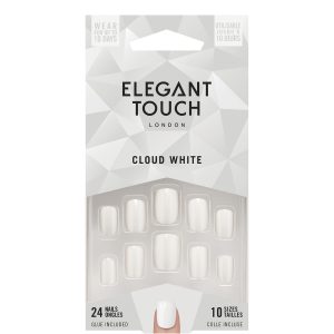 Elegant Touch False Nails - Cloud White