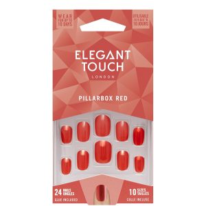 Elegant Touch False Nails - Pillarbox Red