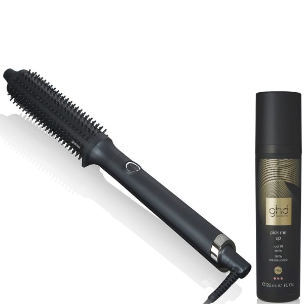 ghd Rise Professional Hot Brush Set with ghd Root Lift Spray