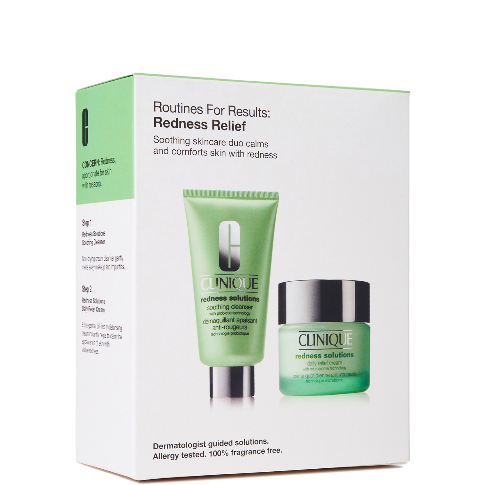 Clinique Routine for Results: Redness Relief Skincare Set (Worth £77)