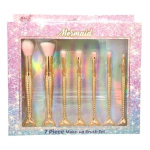 Magic Mermaid 7 Piece Makeup Brush Set