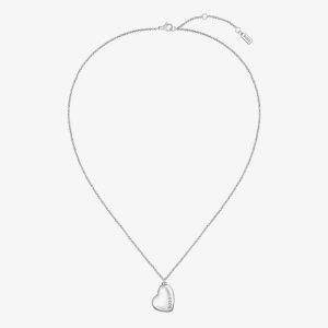 BOSS Honey Silver Heart Necklace 1580573