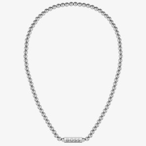 BOSS Beaded Sphere Logo Clasp Necklace 1580656