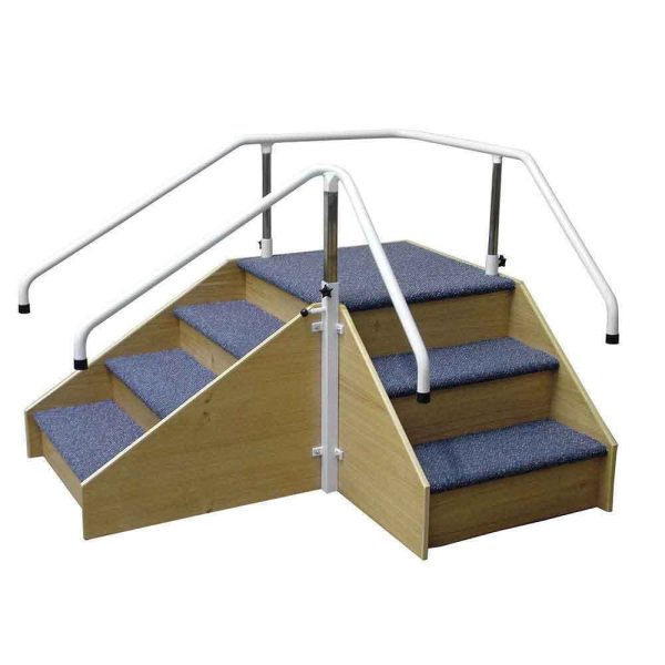 NRS Healthcare Adjustable Rehabilitation Corner Steps