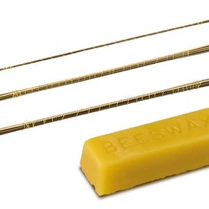 Super Pike Swiss Saw Blade Set Of  36, Grades 2/0, 3 And 6/0 With 1oz Beeswax Block