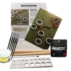 Metal Clay Crafting Essentials Kit With Ring Making Tools