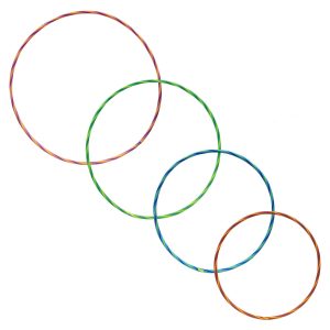 Rainbow Hula Hoops | Set of 4