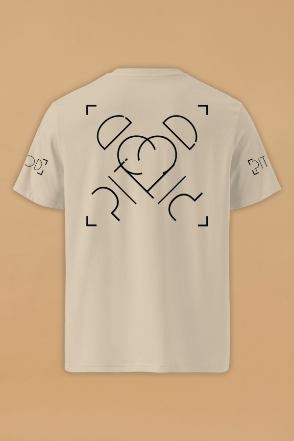 Pitod Pitod Signature T-Shirt | Colour: Desert Dust | Size: XL | T-shirt | Unisex Genderless Sustainable