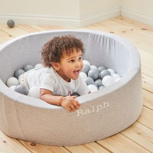 Personalised Kidkii Grey Ball Pit