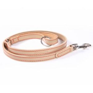 Hounds Chelsea Stitch Contrast Leather Dog Lead