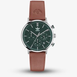 Adidas Unisex Code One Chronograph Green & Brown Watch AOSY225312I