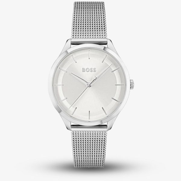 BOSS Ladies Pura Stainless Steel Mesh Watch 1502634
