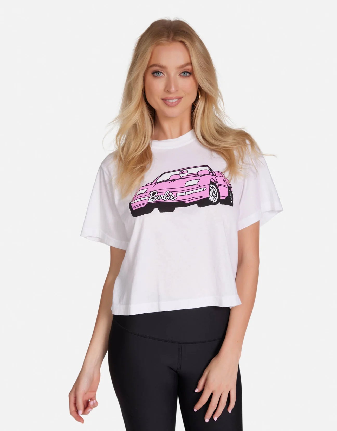Lauren Moshi Rue Barbie Convertible Crop T-Shirt Size: XL Colour: White