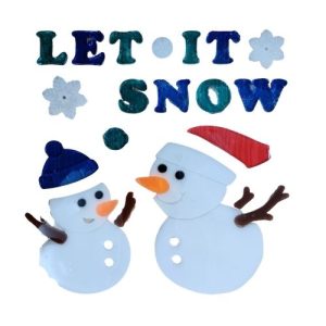 Gel Christmas Window Stickers