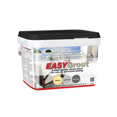 Azpects EASYGrout Porcelain Paving Grout 15kg – Crema