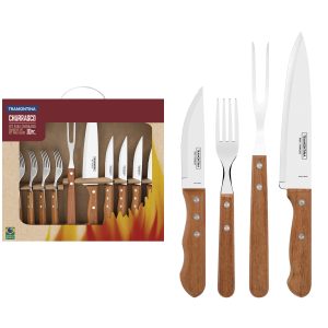 Tramontina Wooden Handle 10 Pcs Cutlery and Carving Set