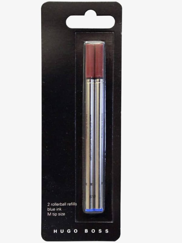BOSS Blue Rollerball Pen Refill Pack of 2 HPR751BM