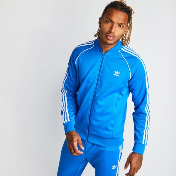 Adidas Superstar Men Track Tops - Blue - Size: M - Foot Locker